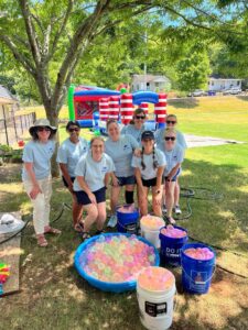 JA Volunteers for Summer Splash With Water Balloons
